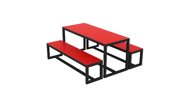 SITEC Seat Set, transparent, zeitloses Design, pflegeleicht, widerstandsfähig, wasserbeständig