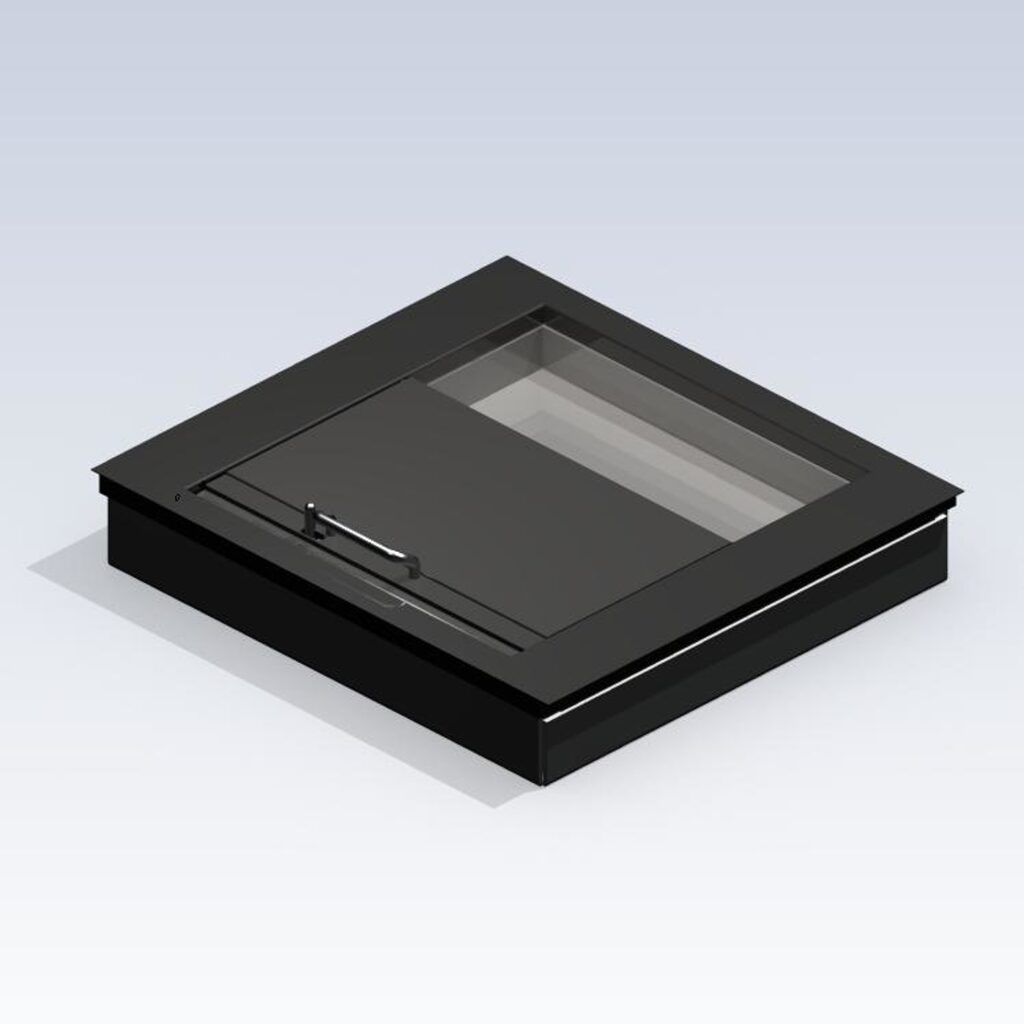 SITEC transfer tray P7031, closed, for checkout areas with low counter height
