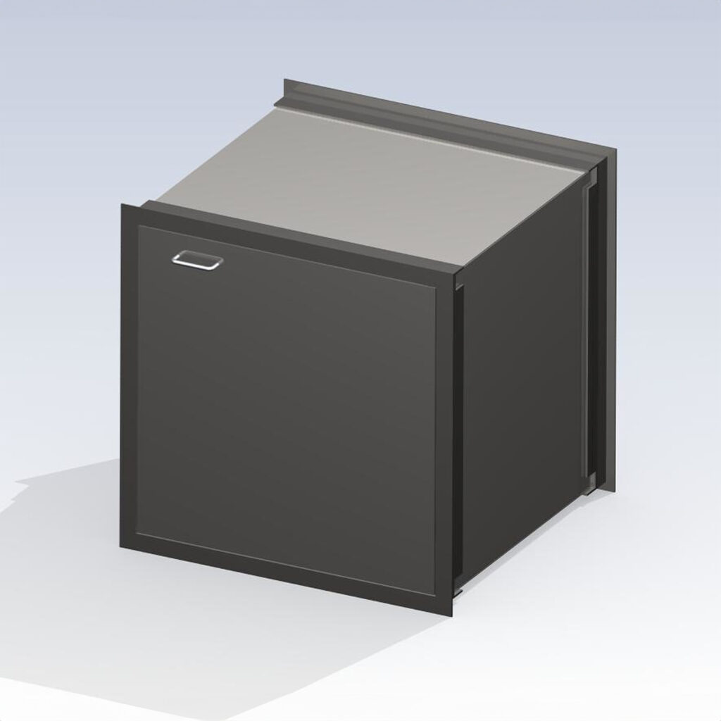 SITEC Trunk Lock P9060, closed, for secure transfer in banks and authorities