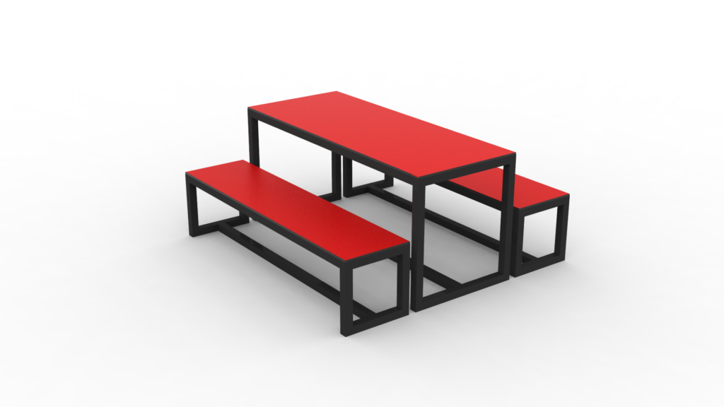 SITEC Seat Set Rendering, zeitloses Design, pflegeleicht, widerstandsfähig, wasserbeständig
