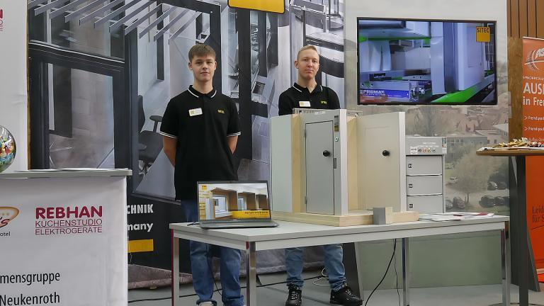 Klump und Wagner bei SITEC auf Ausbildungsmesse Kronach 2023
